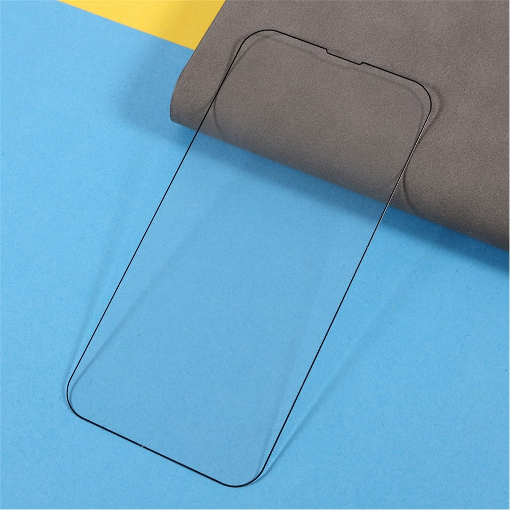 For iPhone 13 / 13 Pro / 14 Anti-Scratch  Screen Protector Full Covering Full Glue Silk Printing Tempered Glass Film