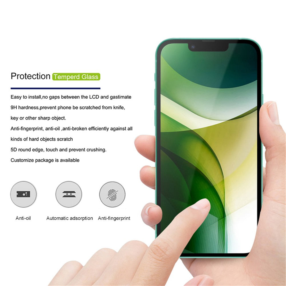 AMORUS Transparent Tempered Glass Screen Protector for iPhone 13 Pro Max / 14 Plus