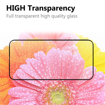 Full Glue Tempered Glass Screen Protector with Black Edges for iPhone 13 Pro Max / 14 Plus