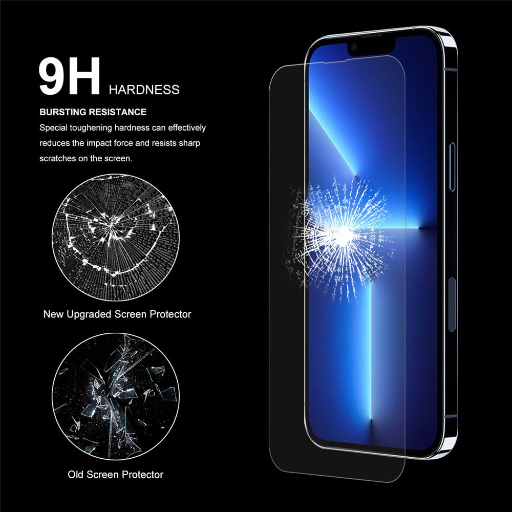 HAT PRINCE 0.26mm 9H 2.5D Ultra Clear Arc Edge Tempered Glass Screen Protector for iPhone 13 Pro Max / 14 Plus