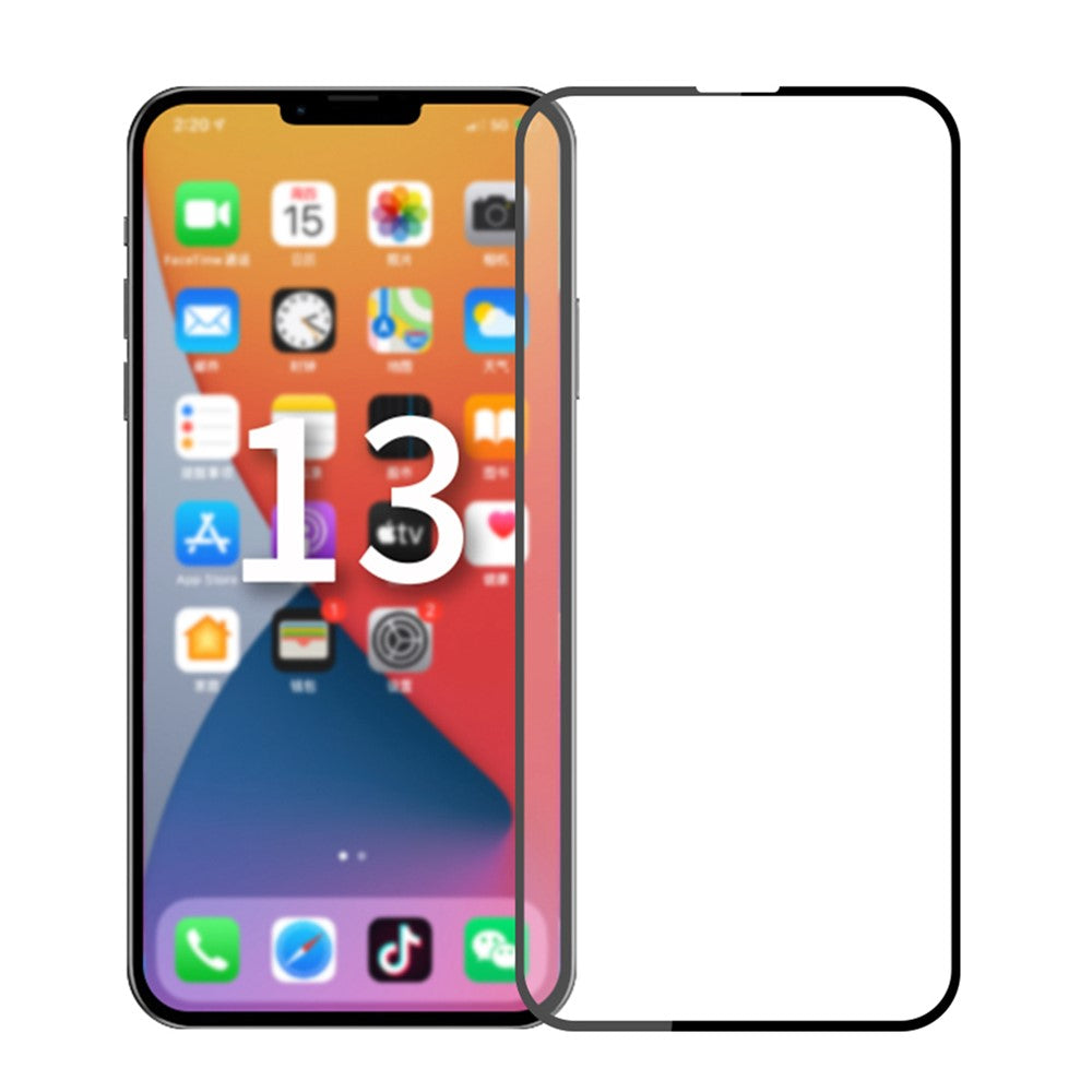 MOFI High Definition Full Coverage Full Glue Tempered Glass Screen Protector Film for iPhone 13 Pro Max / 14 Plus