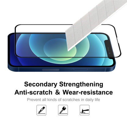 HAT PRINCE 0.26mm 9H 2.5D Complete Covering Full Glue Tempered Glass Screen Protector for iPhone 13 / 13 Pro / 14