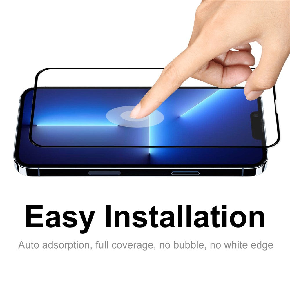 HAT PRINCE 0.26mm 9H 2.5D Full Glue Full Screen Tempered Glass Screen Protector for iPhone 13 Pro Max / 14 Plus