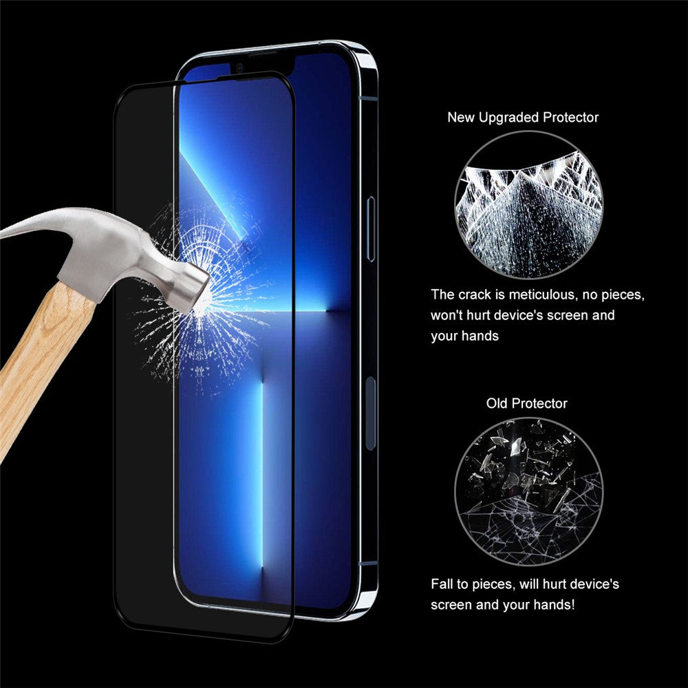 HAT PRINCE 0.26mm 9H 2.5D Full Glue Full Screen Tempered Glass Screen Protector for iPhone 13 Pro Max / 14 Plus