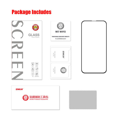HAT PRINCE 0.26mm 9H 2.5D Full Glue Full Screen Tempered Glass Screen Protector for iPhone 13 Pro Max / 14 Plus