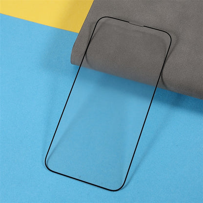 Full Screen Coverage Full Glue Silk Print Matte Tempered Glass Screen Protector for iPhone 13 Pro Max / 14 Plus