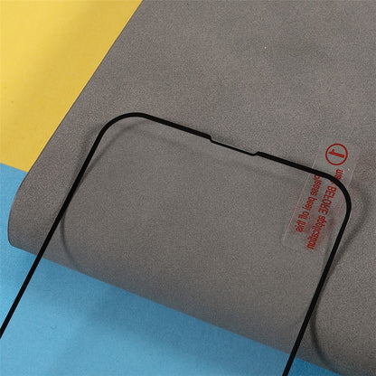High Aluminum-Silicone Glass High Definition Full Glue Full-Screen Silk Printing Tempered Screen Glass for iPhone 17e / 16e / 13 / 13 Pro / 14