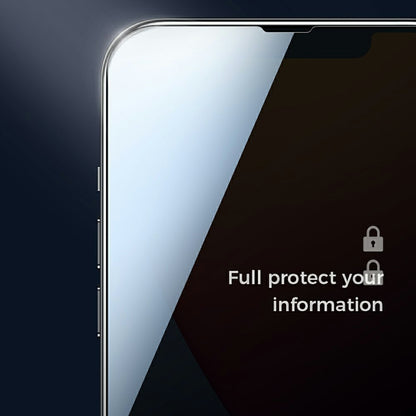 JOYROOM Anti-peep Silk Print Full Glue Tempered Glass Screen Protector for iPhone 13 Pro Max / 14 Plus