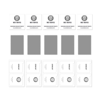 5Pcs / Set ENKAY HAT PRINCE for iPhone 13 Pro Max / 14 Plus HD Transparancy Clear 9H Full Glue Full Coverage Screen Tempered Glass Protector Film