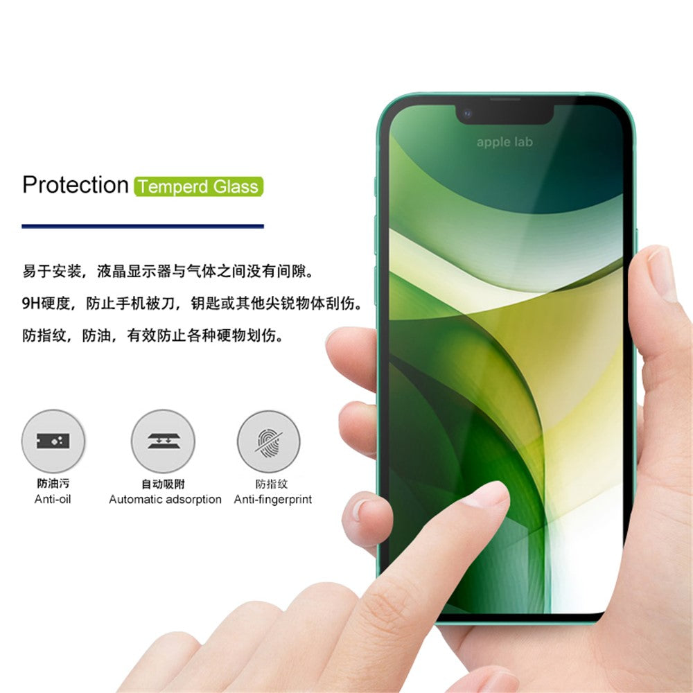 AMORUS 2Pcs / Set High Transparency Full Glue Tempered Glass Screen Protectors for iPhone 13 Pro Max / 14 Plus