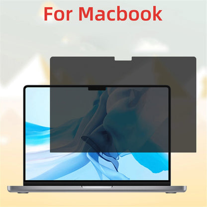 For MacBook Pro Macbook Pro 14 inch (2025) / (2024) / (2023) / (2022) / (2021) Anti-Spy Tempered Glass Full Screen Protector