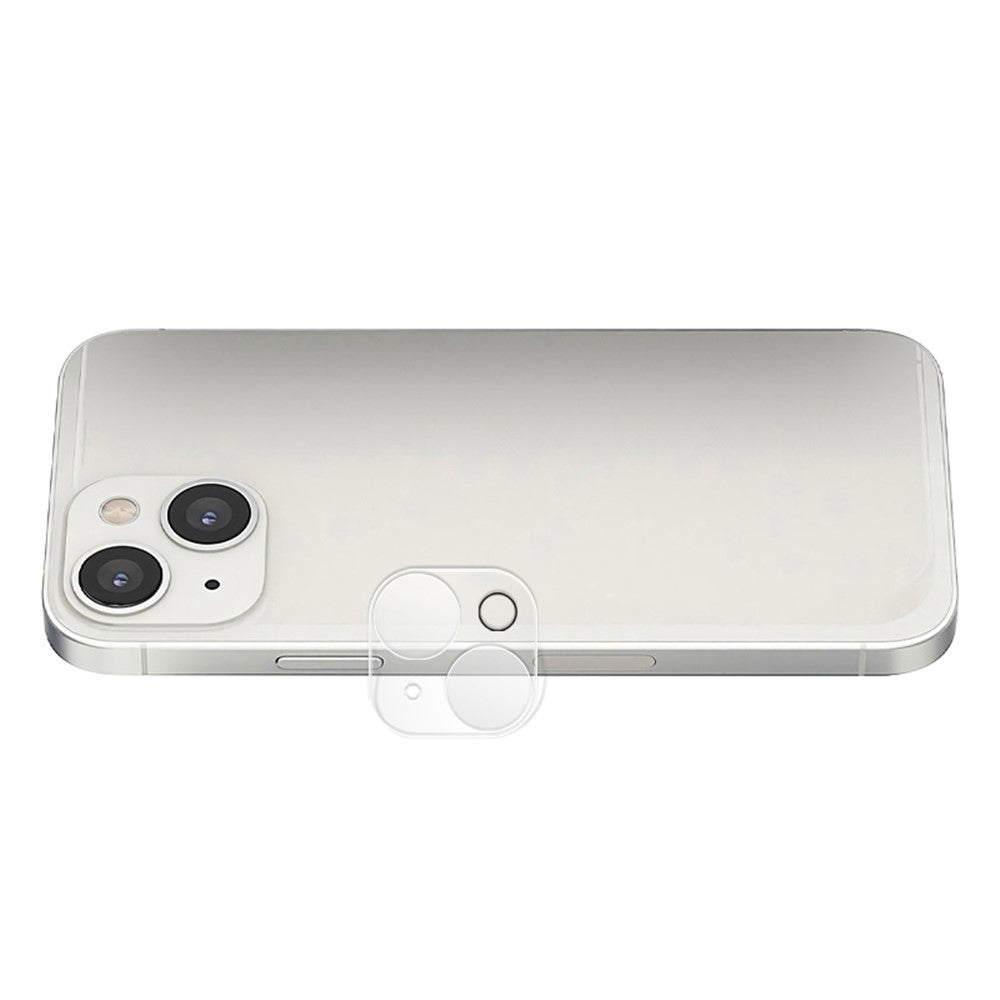 MOCOLO for iPhone 14 6.1 inch Silk Printing 9H Wear-resistant Waterproof Tempered Glass Back Camera Lens Protector