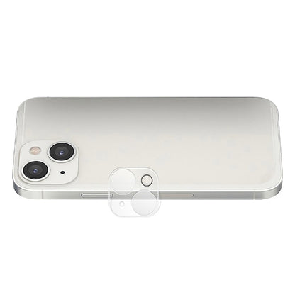 MOCOLO for iPhone 14 6.1 inch Silk Printing 9H Wear-resistant Waterproof Tempered Glass Back Camera Lens Protector