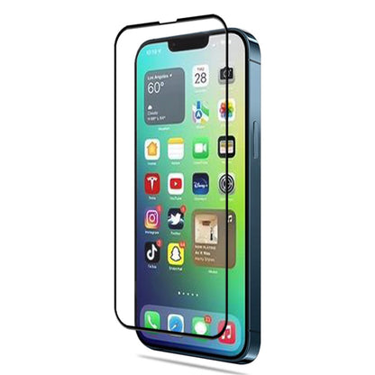 MOCOLO for iPhone 14 Plus 6.7 inch No Bubble Anti-stains Full Coverage 3D Curved Edges Screen Protector HD Tempered Glass Film Full Glue