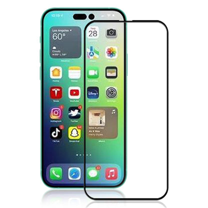 MOCOLO for iPhone 14 Pro Max 6.7 inch Full Screen Anti-fingerprint Anti-oil 3D Curved Edges Screen Protector HD Tempered Glass Film Full Glue