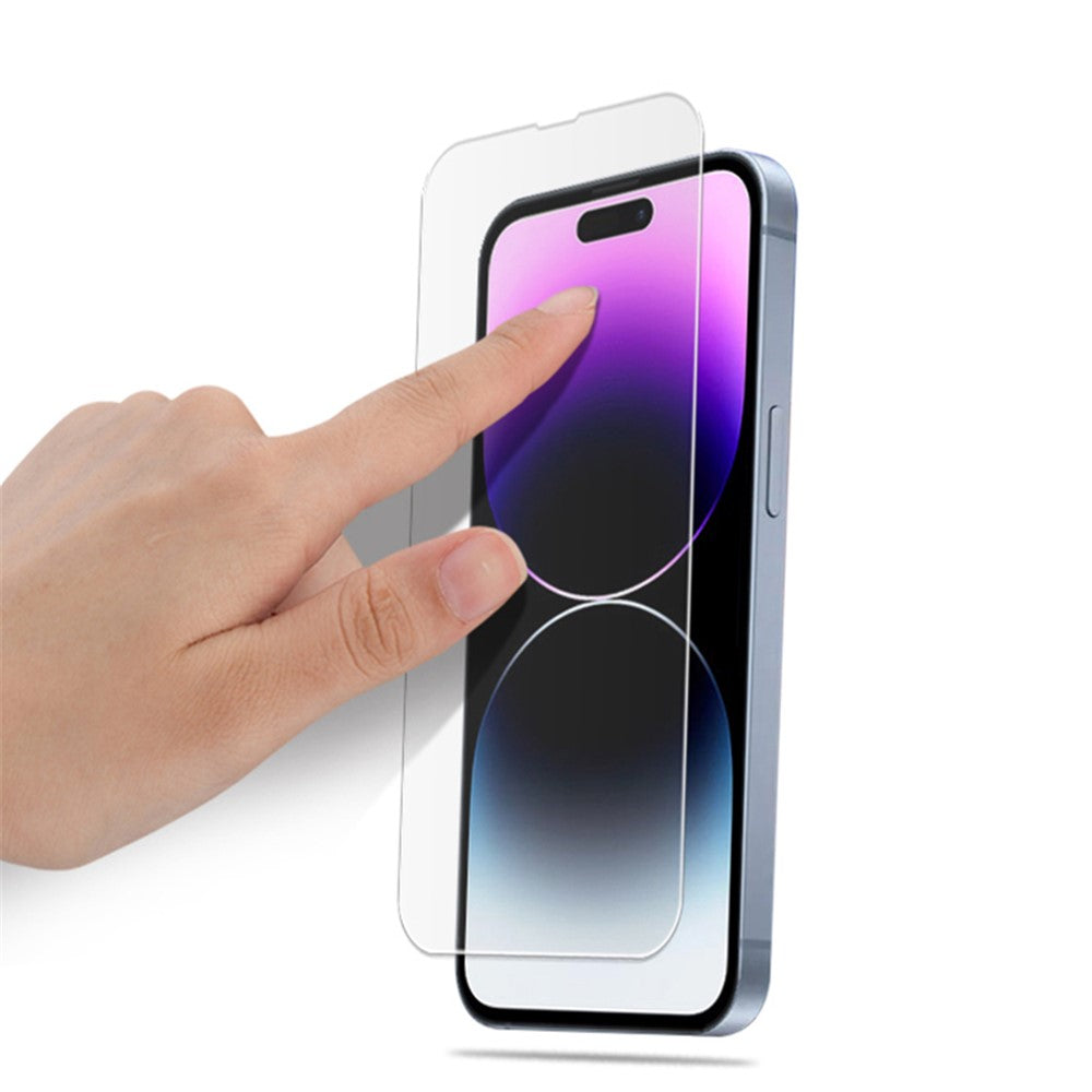 MOCOLO For iPhone 14 Pro Max Crystal Clear Phone Screen Protector Anti-Scratch Full Glue Tempered Glass Film