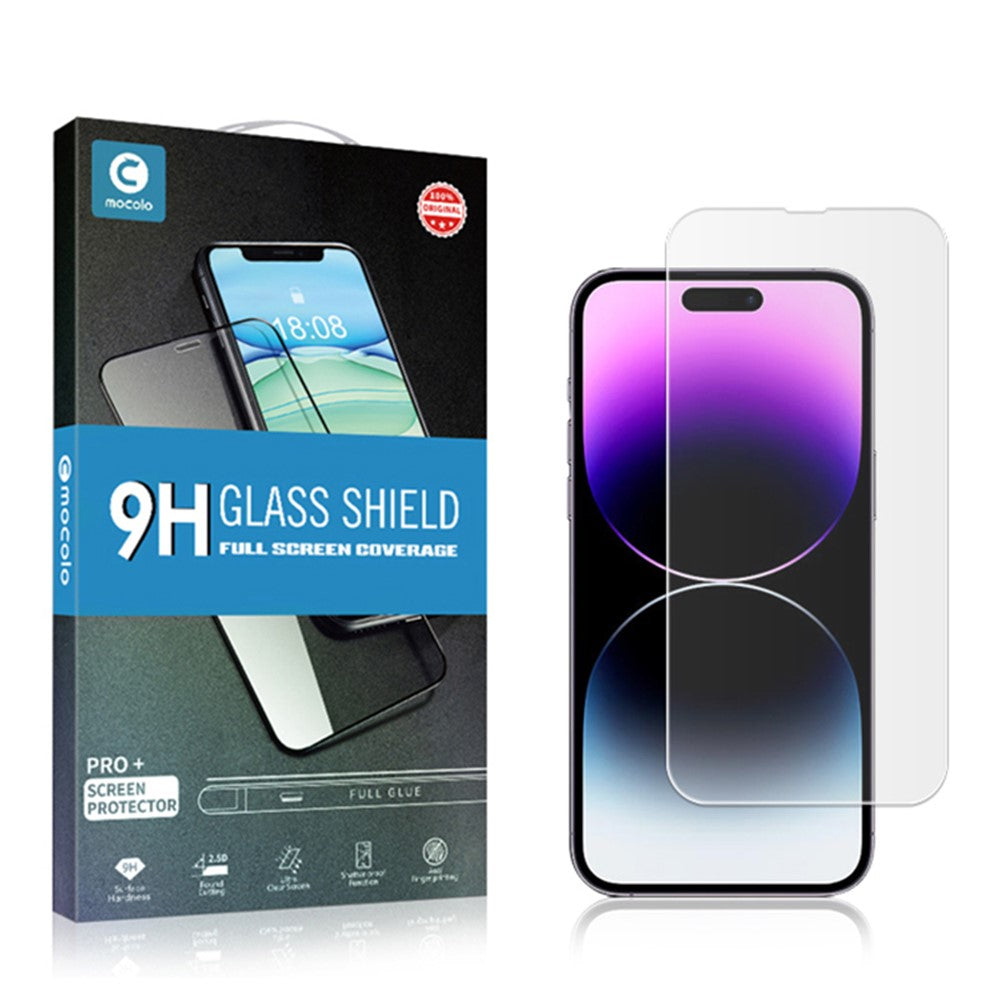 MOCOLO For iPhone 15 Pro Max Anti-Explosion Tempered Glass Film Ultra Clear Phone Screen Protector