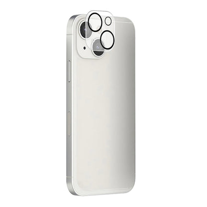 MOCOLO Camera Lens Protector for iPhone 15 / 15 Plus Silk Printing HD Tempered Glass Lens Film with Night Circle