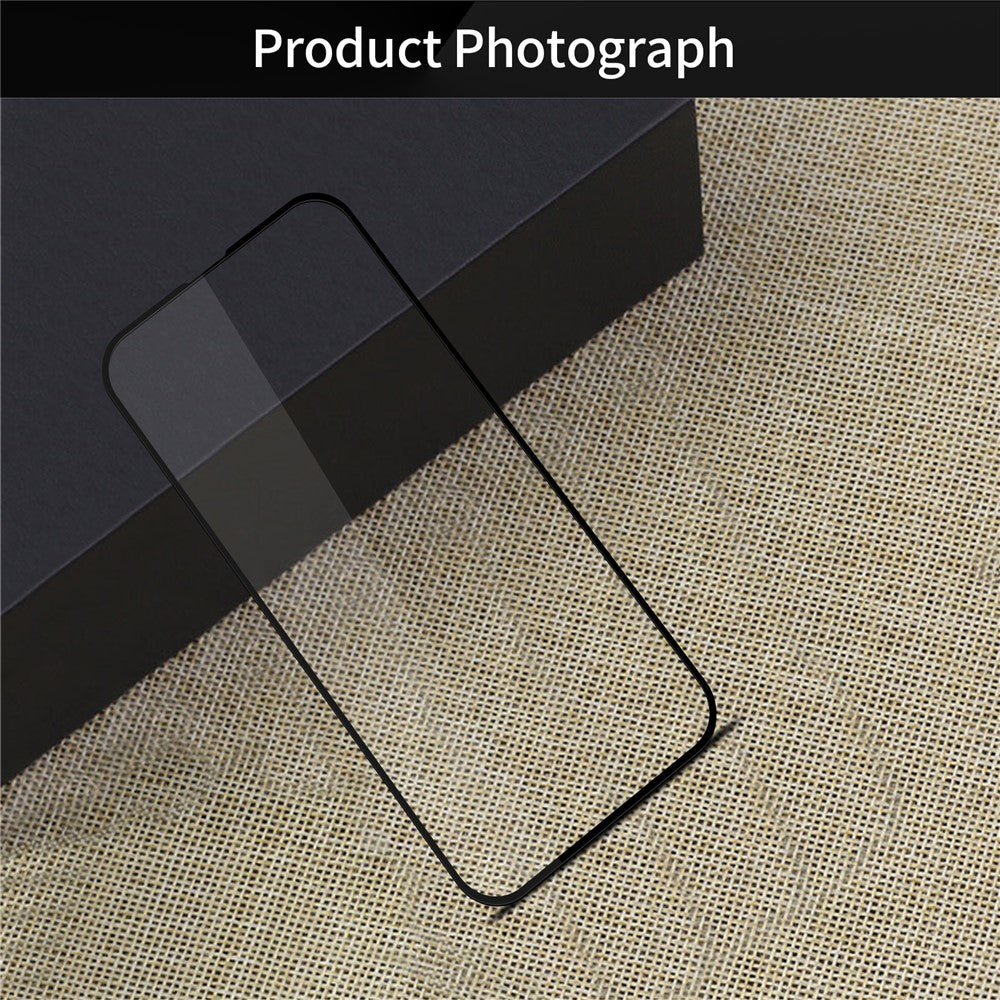 MOFI JK Tempered Glass Film Series-1 for iPhone 15 Full Screen Protector Full Glue High Aluminum-silicon Glass Film