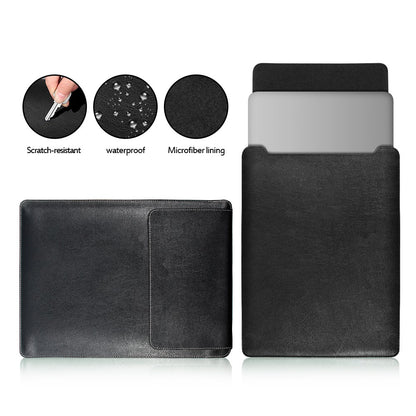 PU Leather Sleeve Pouch Case with Mouse Pad for MacBook Pro 15-inch (2016)