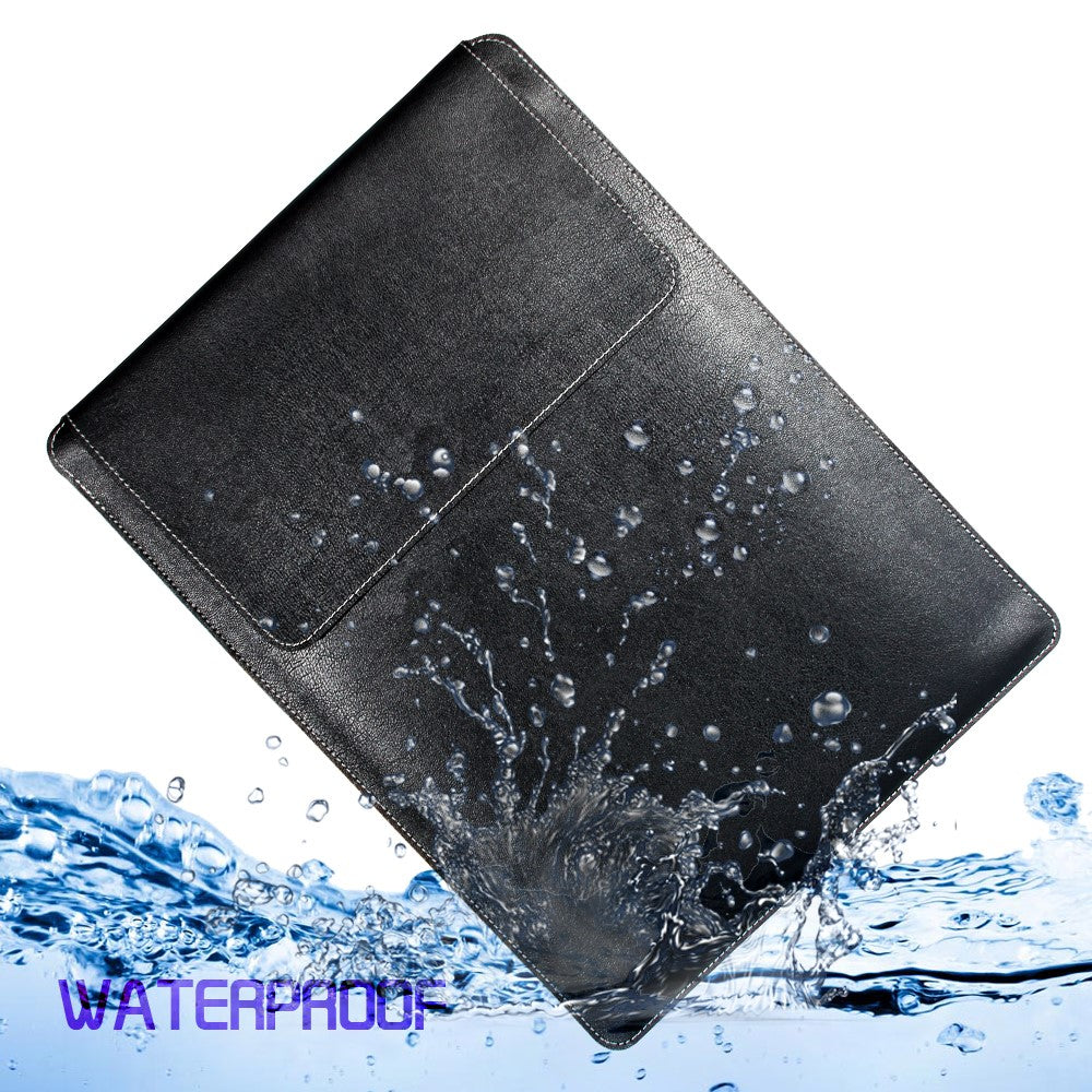 PU Leather Sleeve Pouch Case with Mouse Pad for MacBook Pro 15-inch (2016)