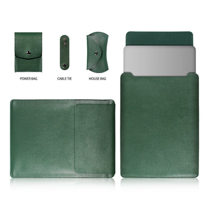 PU Leather Sleeve Pouch Case with Mouse Pad for MacBook Pro 15-inch (2016)