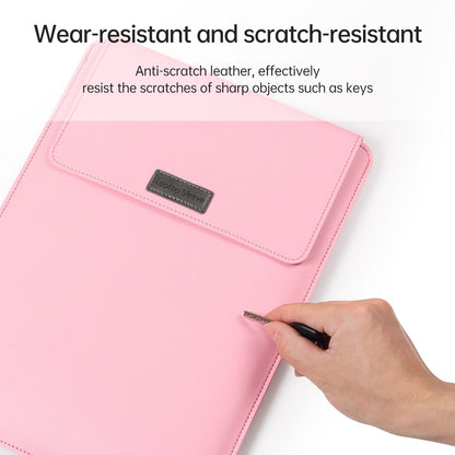 13-inch Universal Large Capacity Leather Protective Case Bag for Phone Tablets