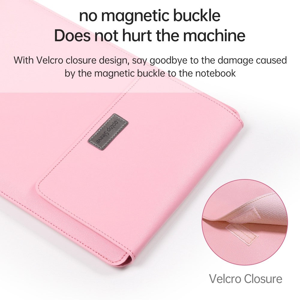 13-inch Universal Large Capacity Leather Protective Case Bag for Phone Tablets