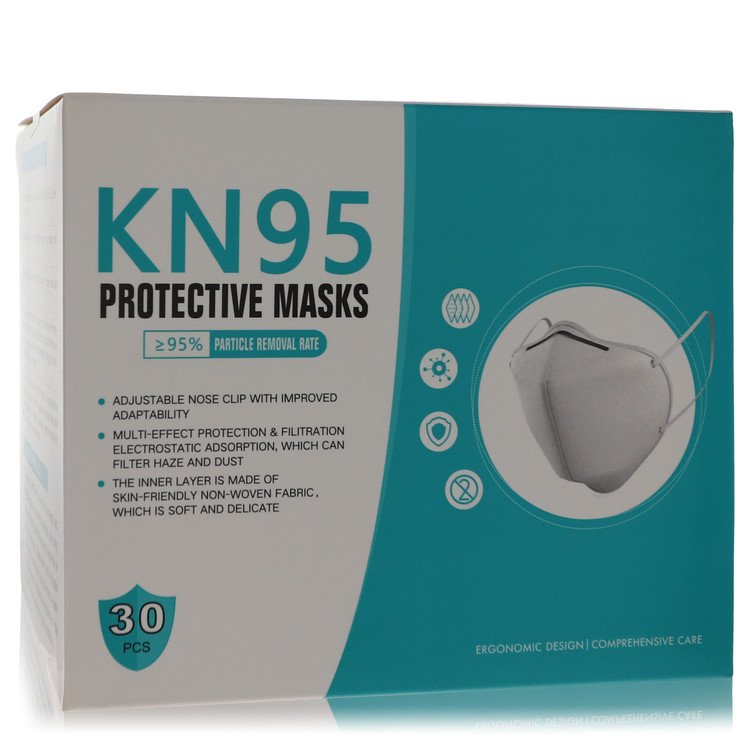 Kn95 Mask Thirty (30) KN95 Masks, Adjustable Nose Clip, Soft non-woven fabric, FDA and CE Approved (Unisex) by Kn95 1 size