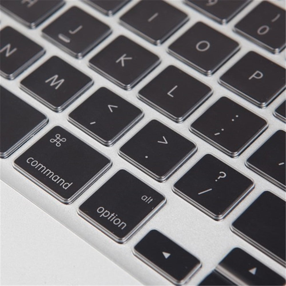 Black ENKAY HAT PRINCE Matte PC Full Body Case + Keyboard Film + Anti-dust Plugs for MacBook Pro 15.4" A1286