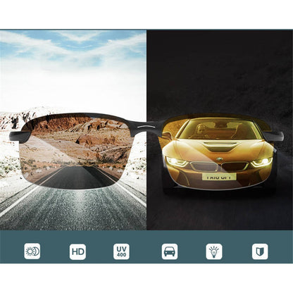 Day Night Dual-purpose Chromotropic 3043 Polarizing Night Vision Sunglasses Driving Glasses