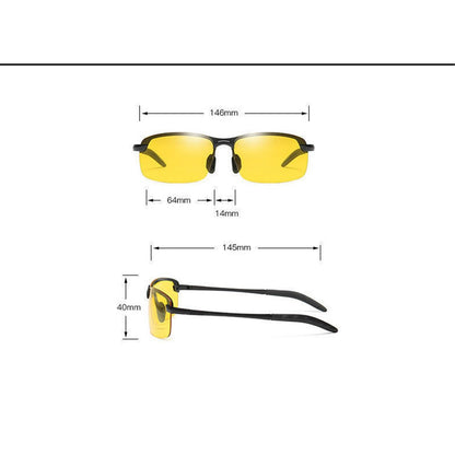 Day Night Dual-purpose Chromotropic 3043 Polarizing Night Vision Sunglasses Driving Glasses