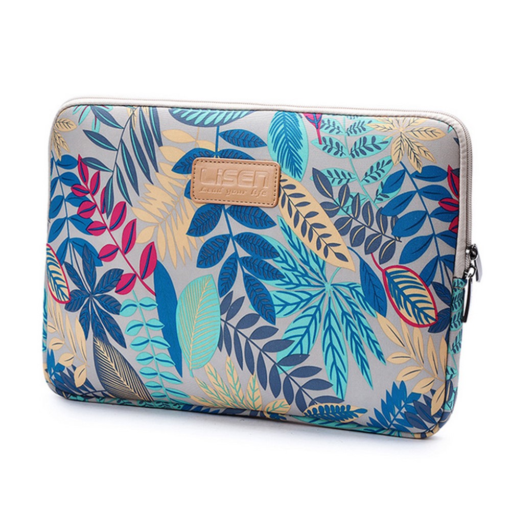 Colorful Leaves Canvas Notebook Briefcase for MacBook Pro 13-inch (2016)/HP DELL IBM, Size: 34.5 x 24 x 1.5 cm