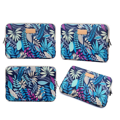 Colorful Leaves Canvas Notebook Briefcase for MacBook Pro 13-inch (2016)/HP DELL IBM, Size: 34.5 x 24 x 1.5 cm