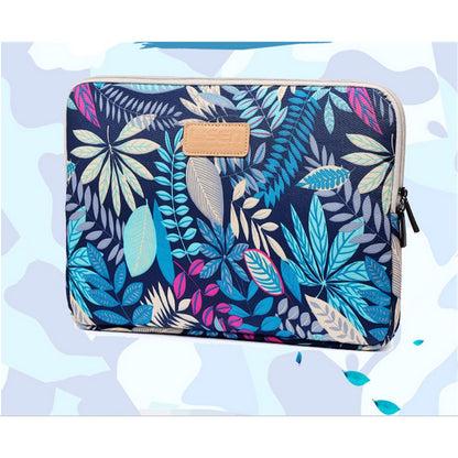 Colorful Leaves Canvas Notebook Briefcase for MacBook Pro 13-inch (2016)/HP DELL IBM, Size: 34.5 x 24 x 1.5 cm