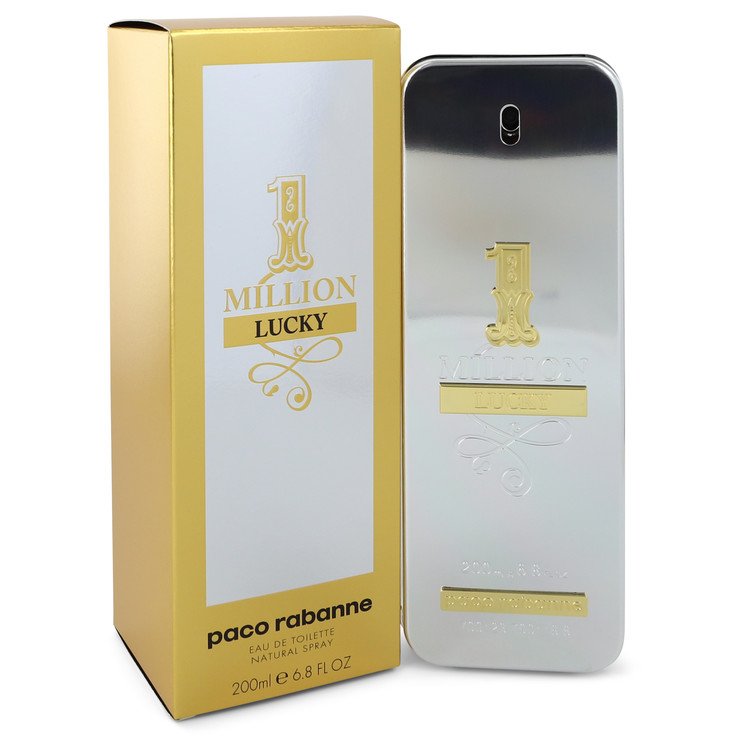 1 Million Lucky Eau De Toilette Spray by Paco Rabanne 200 ml