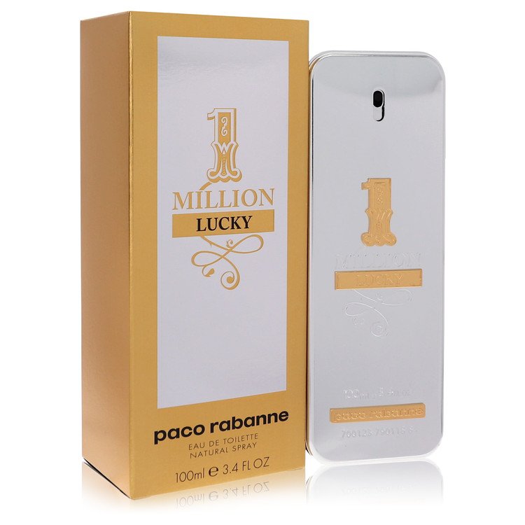 1 Million Lucky Eau De Toilette Spray by Paco Rabanne 100 ml