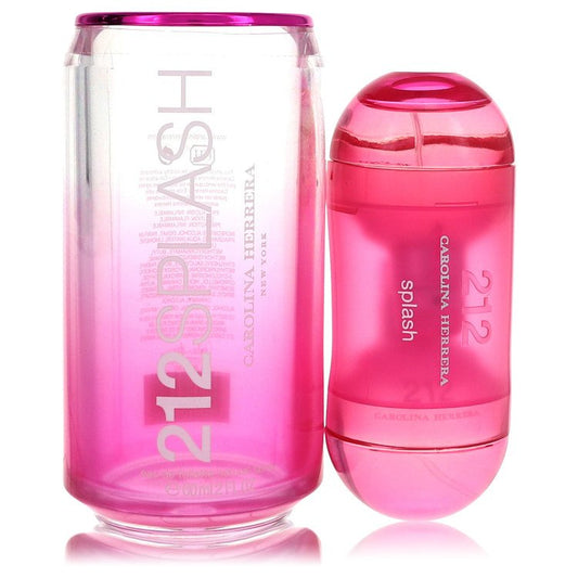 212 Splash Eau De Toilette Spray (Pink) by Carolina Herrera 60 ml