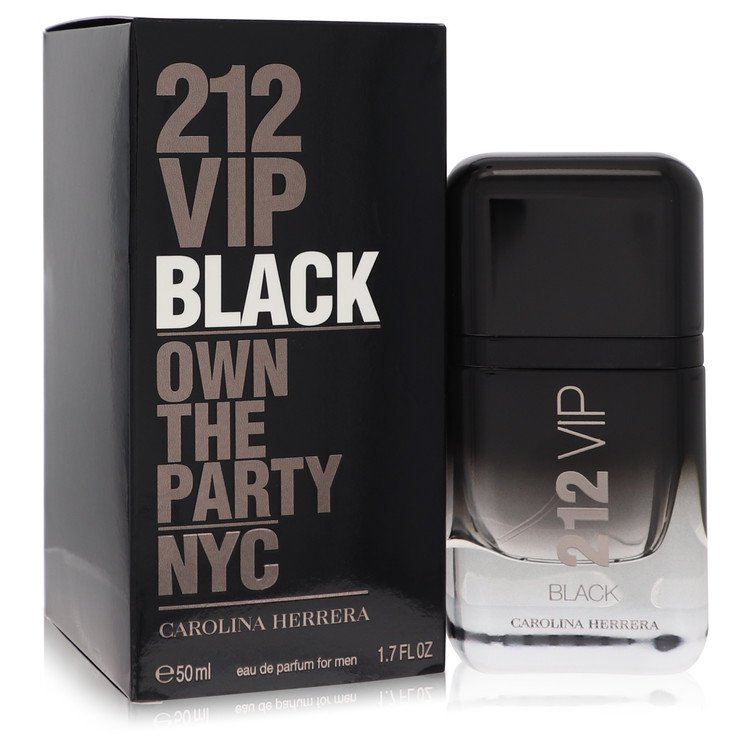 212 Vip Black Eau De Parfum Spray by Carolina Herrera 50 ml