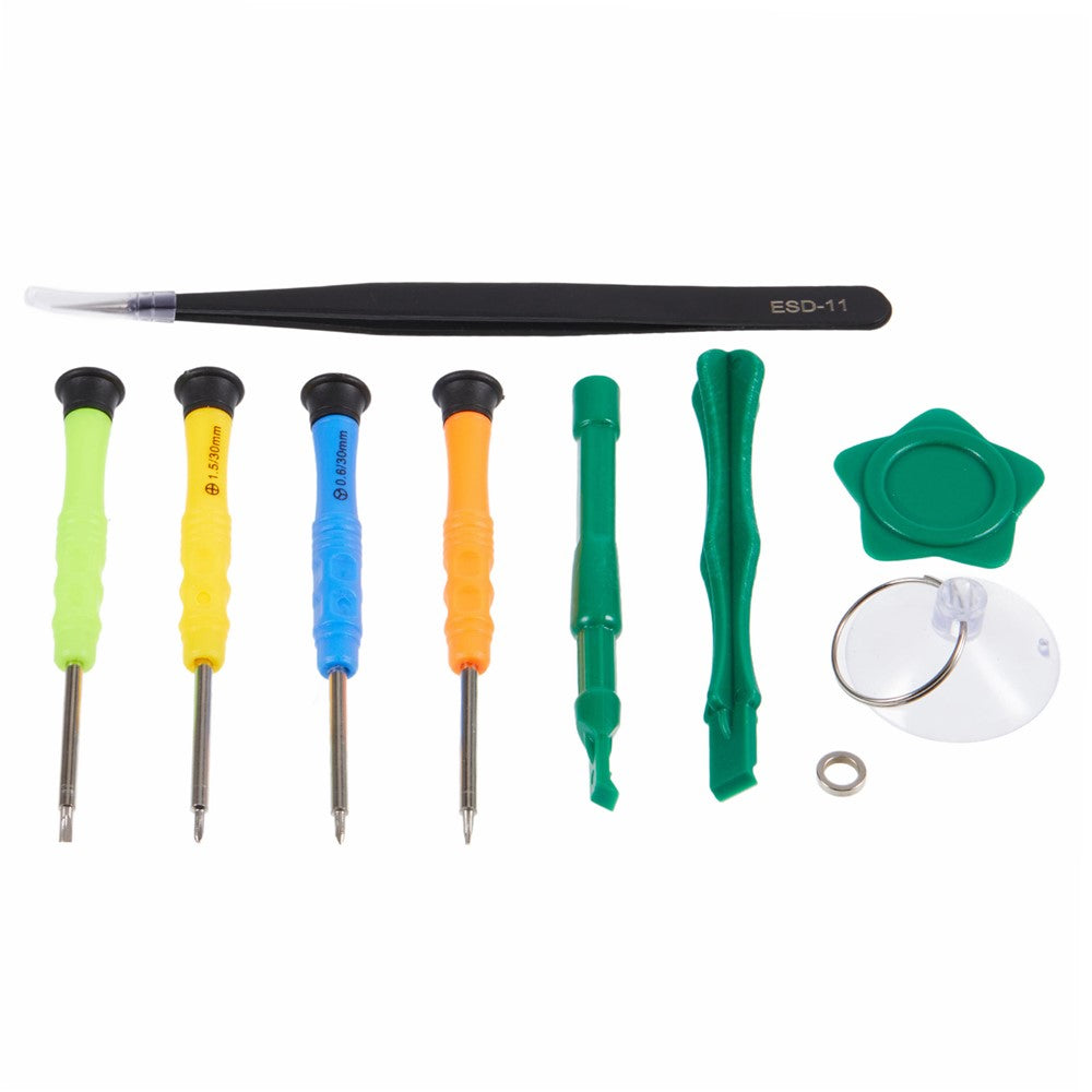 10Pcs / Set Repair Tool Kit Cellphone Tablet Magnetic Screwdriver Opening Pry Tools
