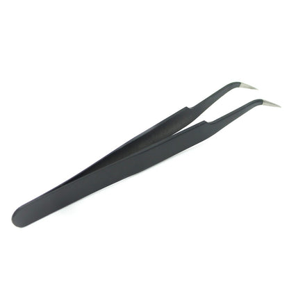 JF-604 Professional Stainless Steel Curved Tip Tweezer Maintenance Tool