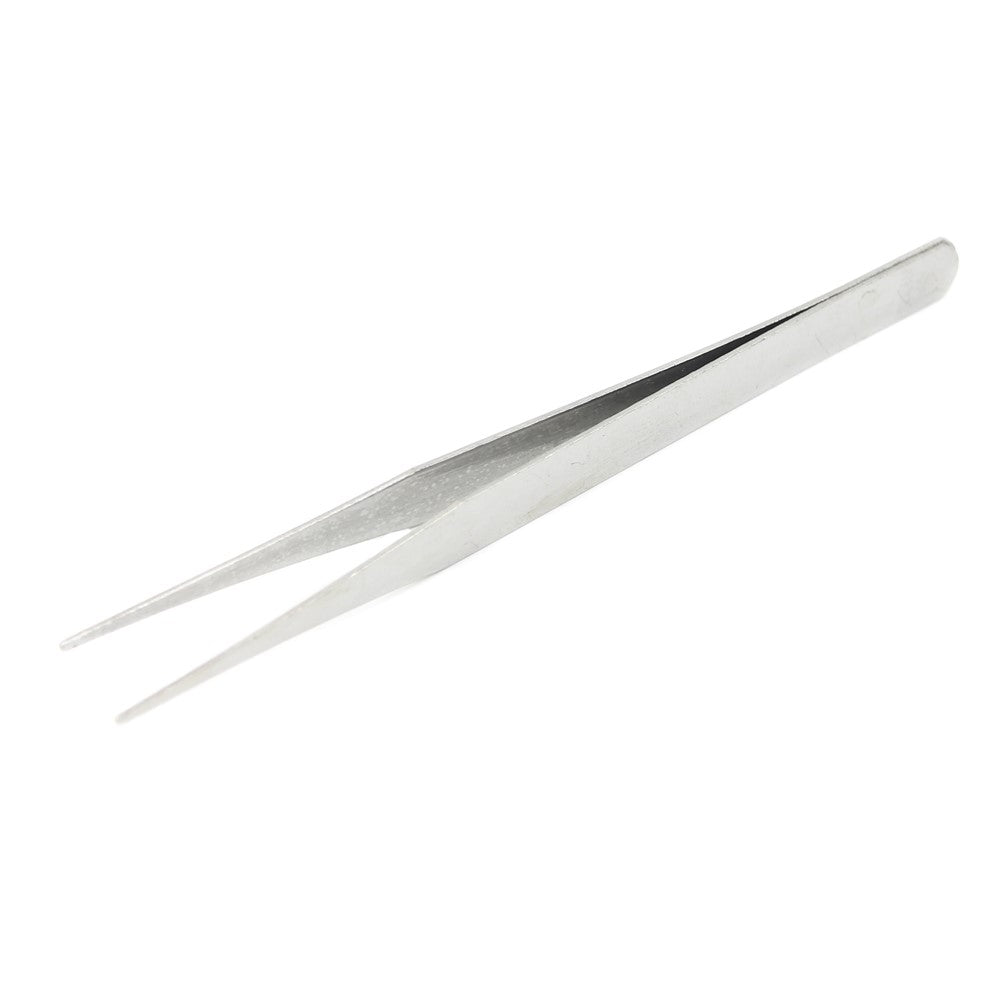 JF-605 Portable Mini Metal Straight Tweezers Cellphone Repair Tool