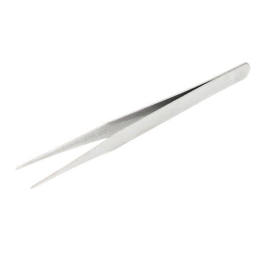 JF-605 Portable Mini Metal Straight Tweezers Cellphone Repair Tool