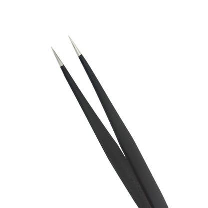 JF-604 Professional Straight Tip Stainless Steel Tweezer Maintenance Tool