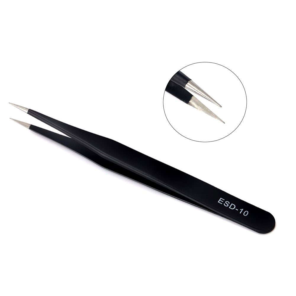 JF-8142 Portable Professional 9-in-1 Anti-static Tweezers Set Kit