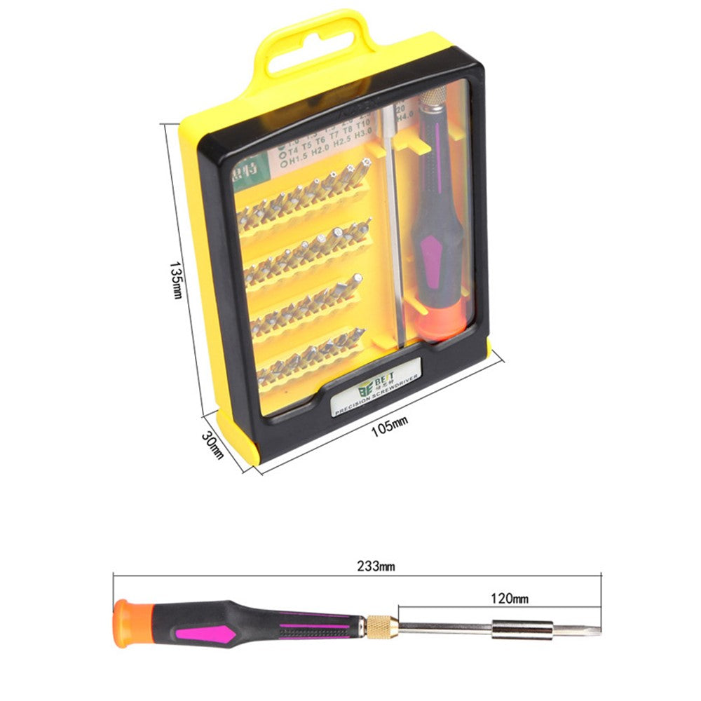 BEST BST-8901 30 in 1 Multipurpose CR-V Screwdriver Repair Set Screwdriver Tool Kit for Phone PC Repair