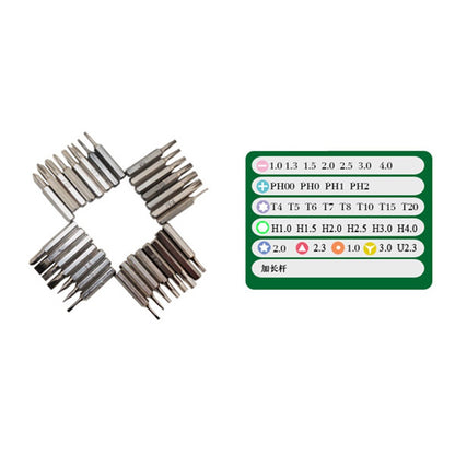 BEST BST-8901 30 in 1 Multipurpose CR-V Screwdriver Repair Set Screwdriver Tool Kit for Phone PC Repair