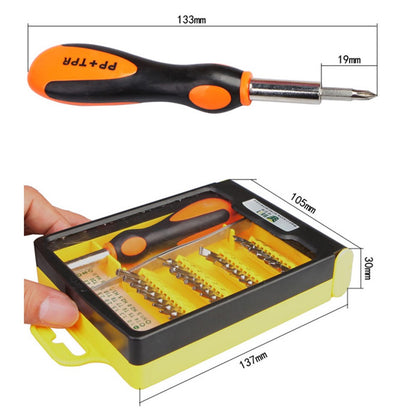 BEST BST-8902 30 in 1 Multipurpose Repair CR-V Screwdriver Tweezer Set Tools Kit for Phone PC Repair