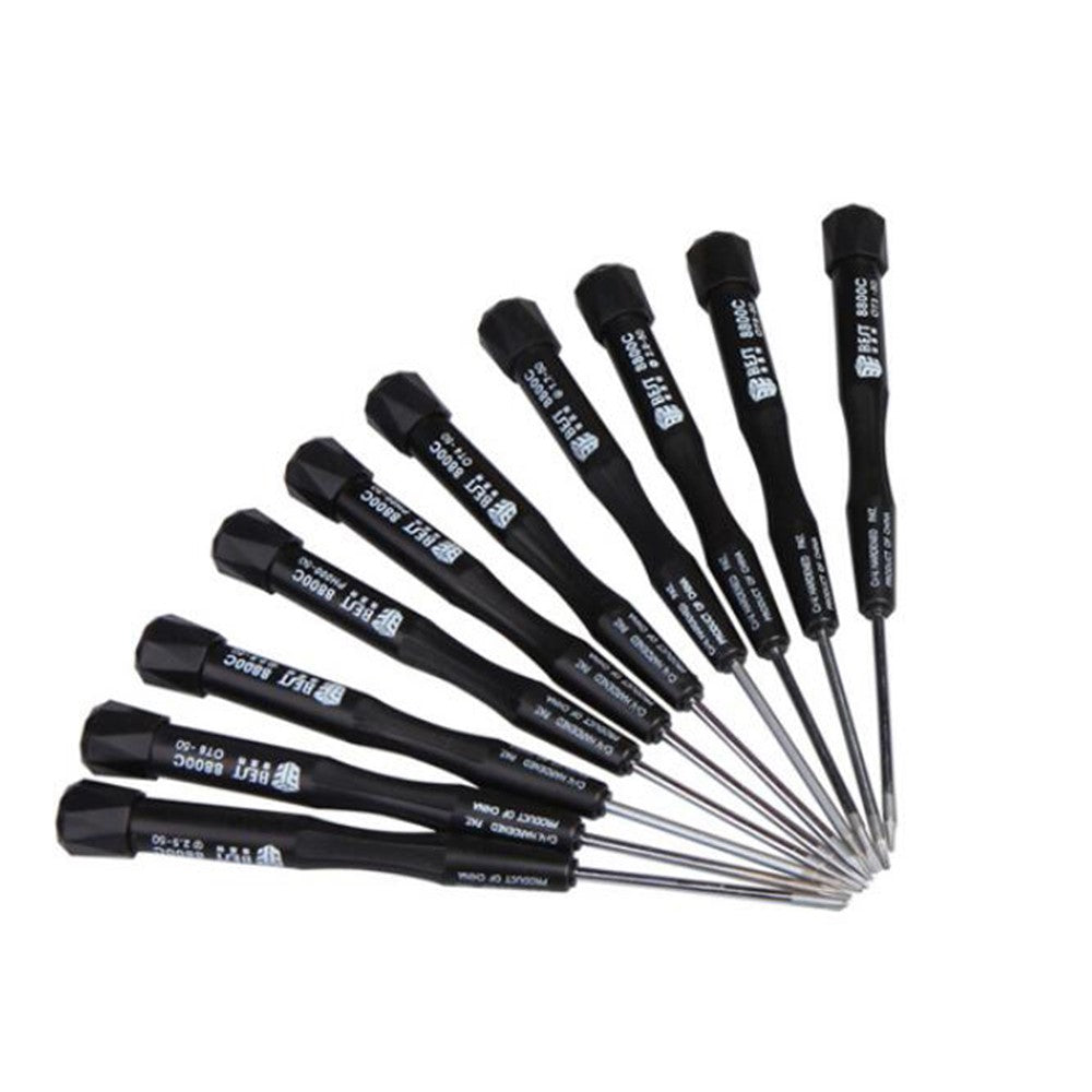 BEST BST-8800C 10-in-1 Anti-slip Professional Screwdriver Disassemble Opening Repair Tool Kit