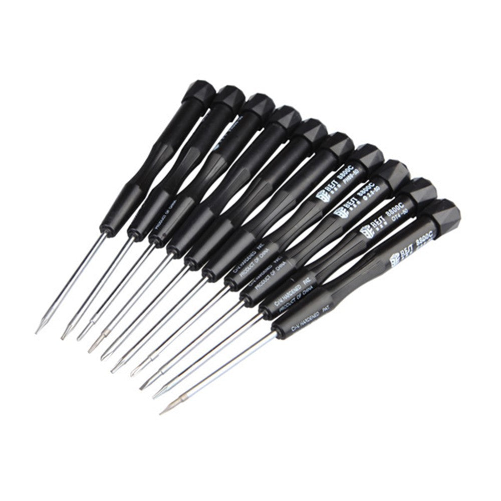 BEST BST-8800C 10-in-1 Anti-slip Professional Screwdriver Disassemble Opening Repair Tool Kit
